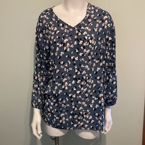 Collective Concepts 2x Patterned Blouse 3/4 Sleeve